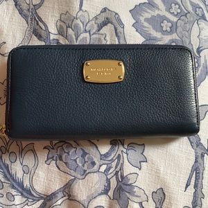 Michael Kors Navy Blue Wallet